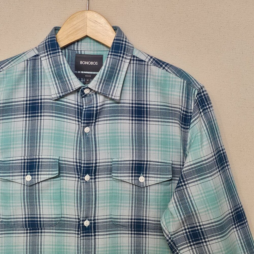 Bonobos Slim Fit Flannel Button Down M